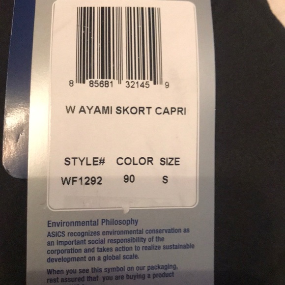 ASICS Ayami Skort Capri Pants - Picture 3 of 3